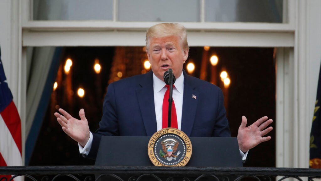 Donald Trump bids farewell in video message: facts checked