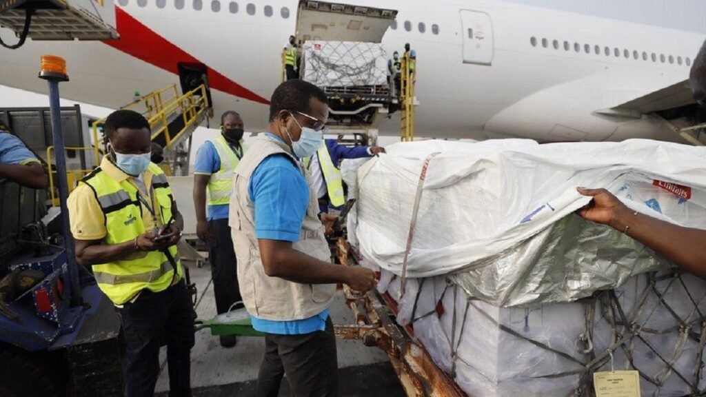 WHO’s program Covax makes its first delivery of Covid vaccines to Ghana