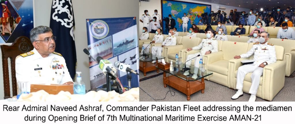 multinational Naval exercise AMAN-21 held in Karachi