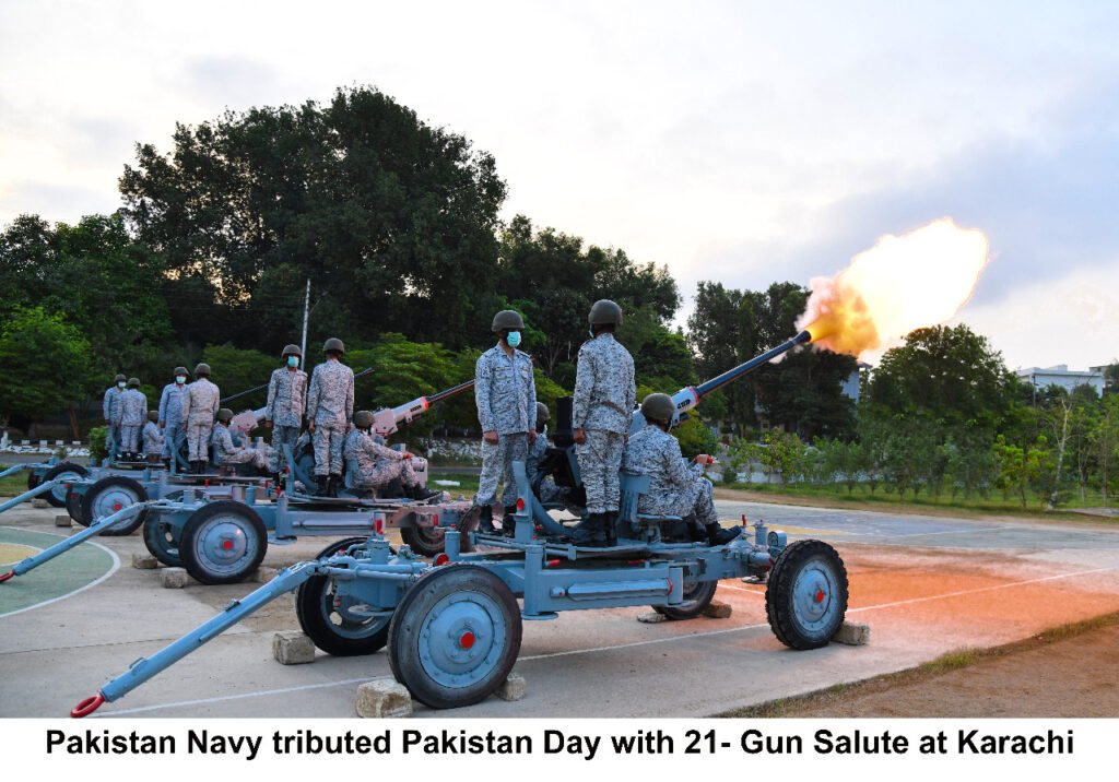 PAK NAVY CELEBRATES PAKISTAN DAY WITH TRADITIONAL FERVOUR