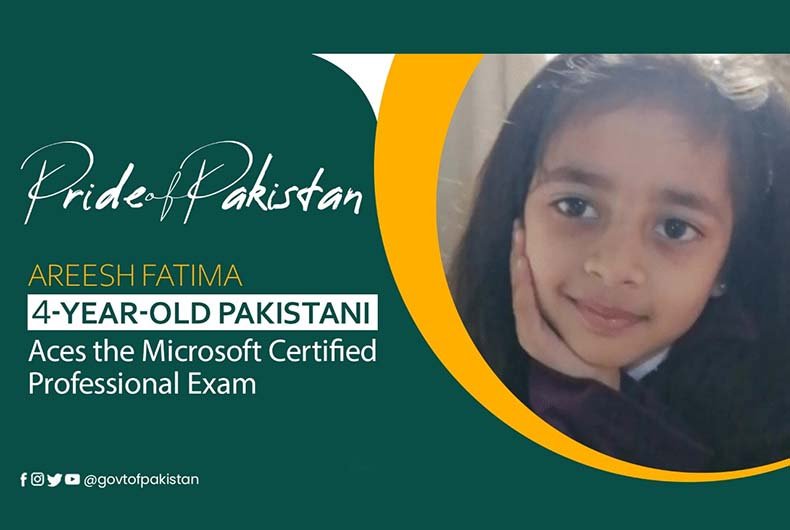 No One can Compete Pakistanis: Four-year-old leaves a mark on the world
