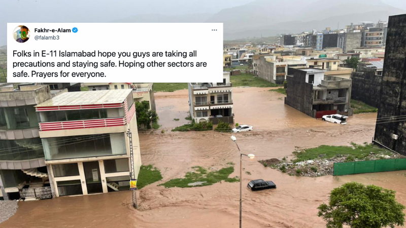 Satellite images confirm ‘tampering’ with E-11 nullah’s route in Islamabad