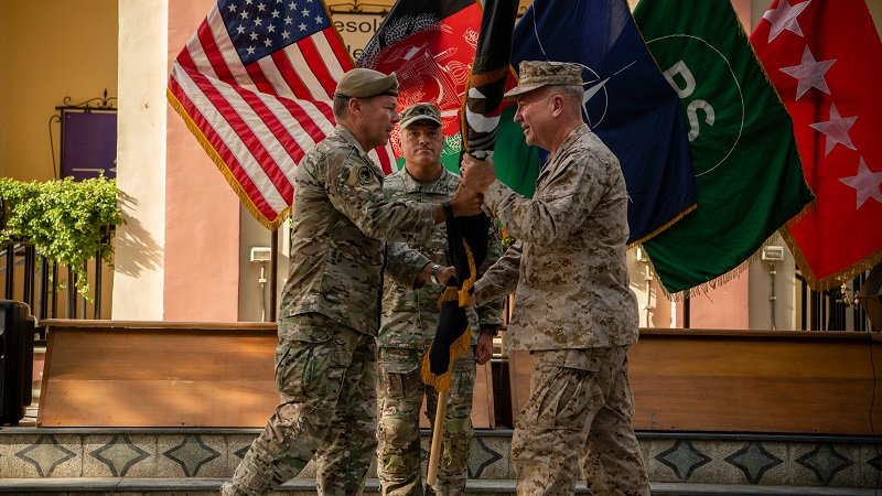 Top US General in Afghanistan hands over command to Gen. Kenneth