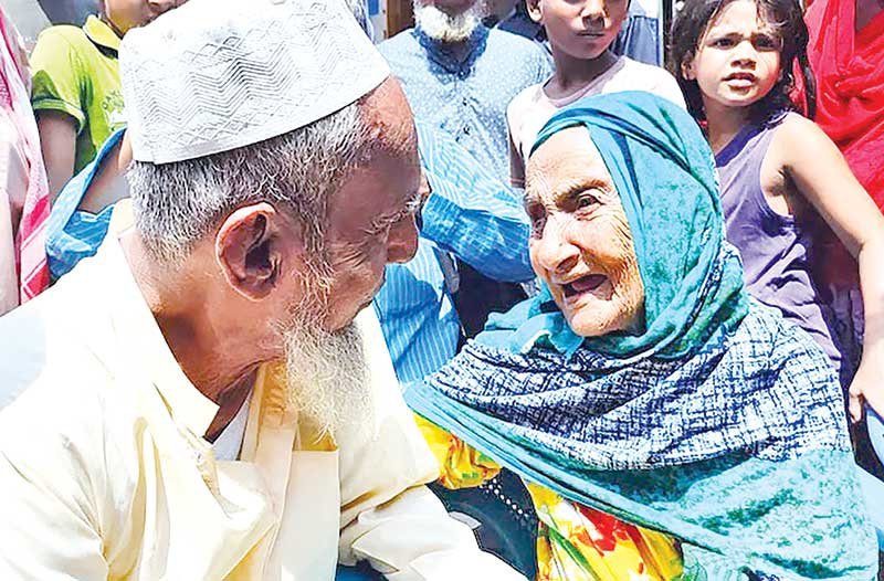 Mother and son reunited in Bangladesh after 70 years