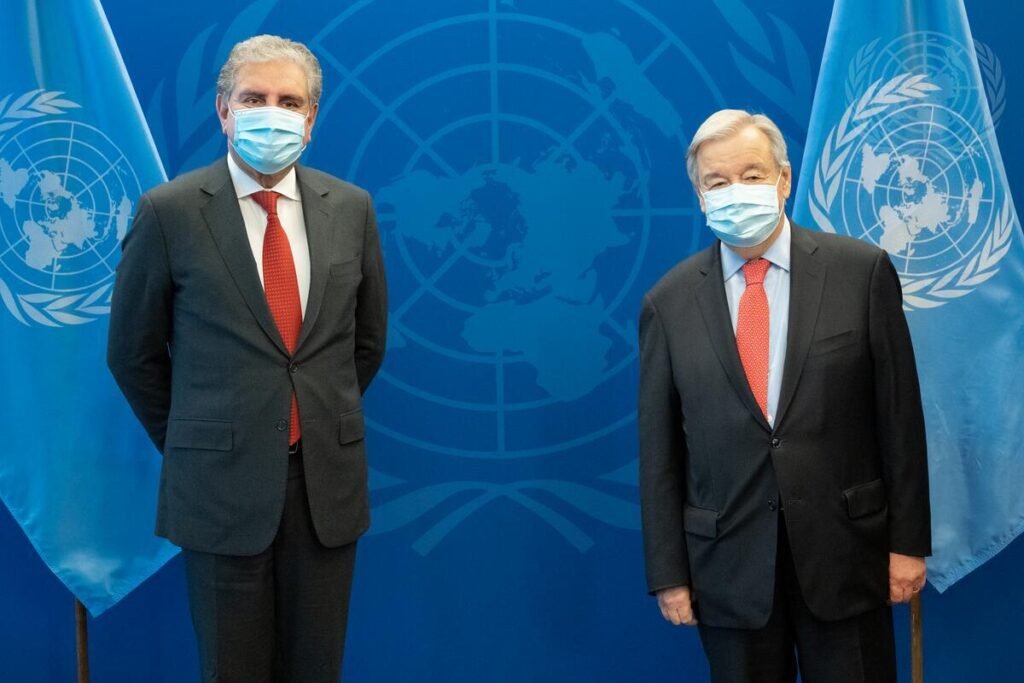 FM Qureshi meets UNGA president, UN secretary general in New York