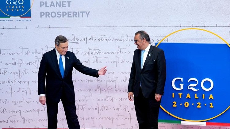 g20 world leaders discuss economy and climate in italy