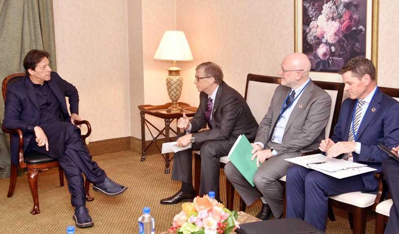 PM Imran urges Bill Gates to provide humanitarian assistance to Afghan people