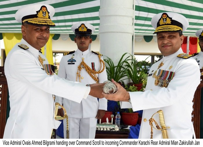 New Naval Commander Karachi Zakirullah Jan takes charge today