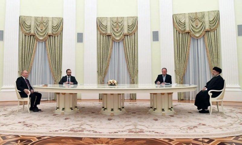 Putin meets with Iran’s president