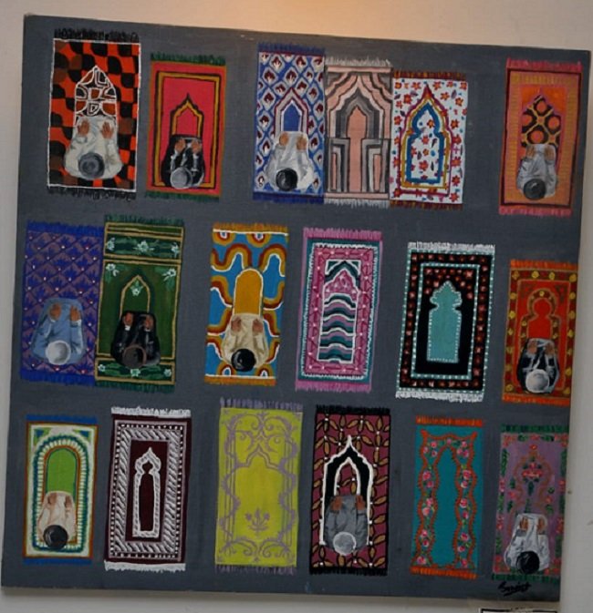 Artist Sunaina Khalid displays her mettle at Majmua Art Gallery show