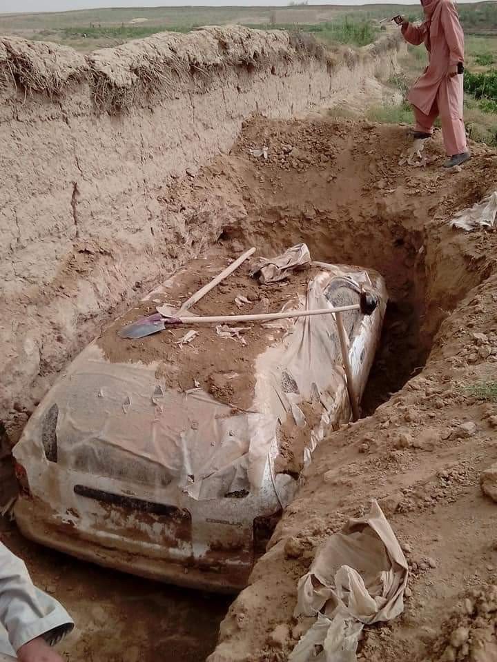 Mullah Omer’s buried car found out by Talibans