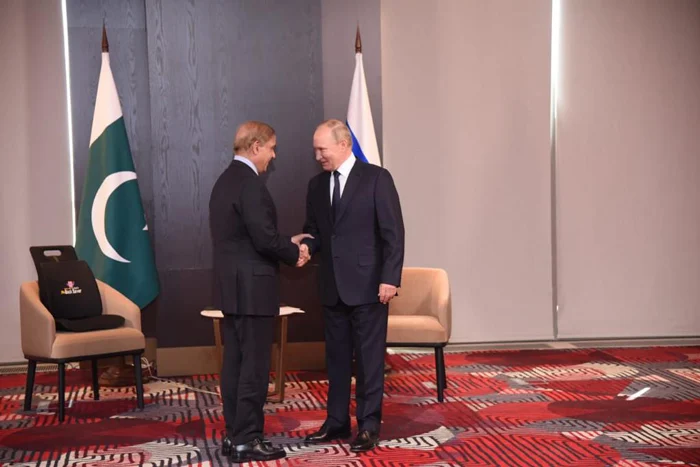 Putin told Shehbaz Sharif his country may receive natural gas via pipeline