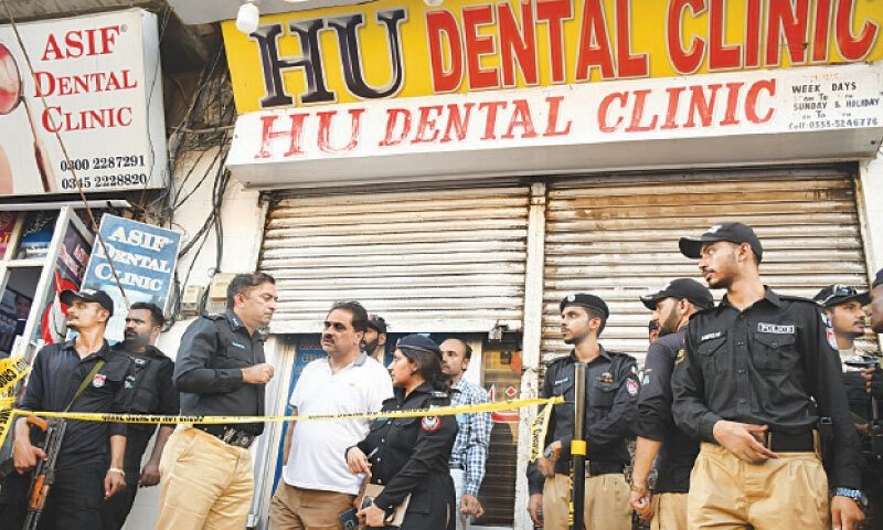 Chinese dentist shot dead in Karachi
