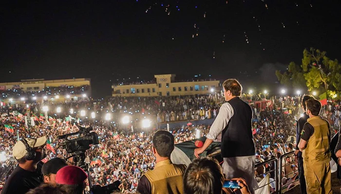 Imran Khan to address a public gathering in Chakwal Today