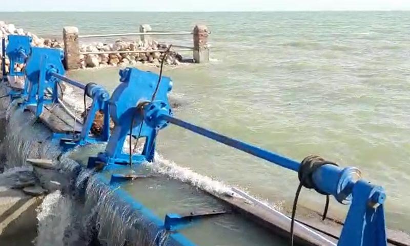 Water receding from manchar, most drains, CM Murad