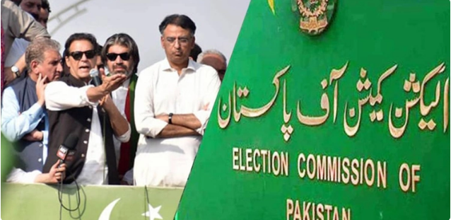 ECP asks Imran khan to avoid commenting on Karachi LG polls in Karachi Jalsa
