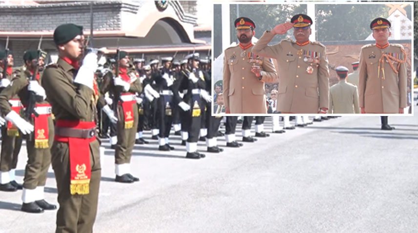 General Sahir Shamshad takes charge as chairman of the joint chiefs of staff committee today