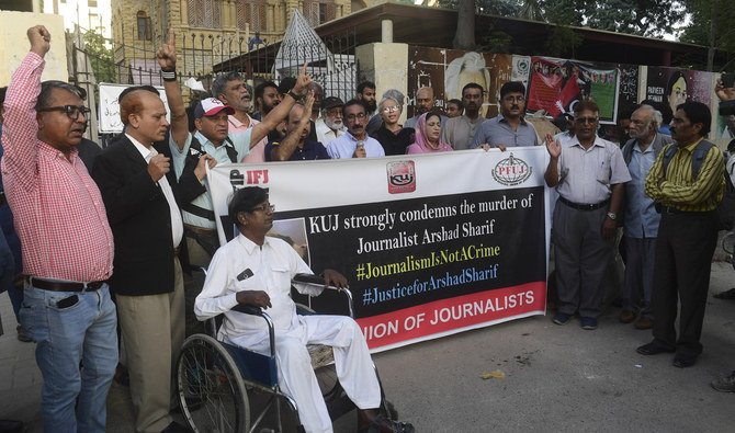 Five Pakistani journalists among 67 killed in 2022