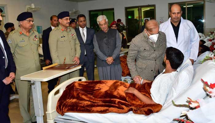 PM Shehbaz meets injured officers, soldiers of Bannu operation: ISPR