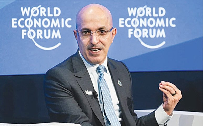 WEF: Saudi Finance Chief urged “more creative ways” to support Pakistan