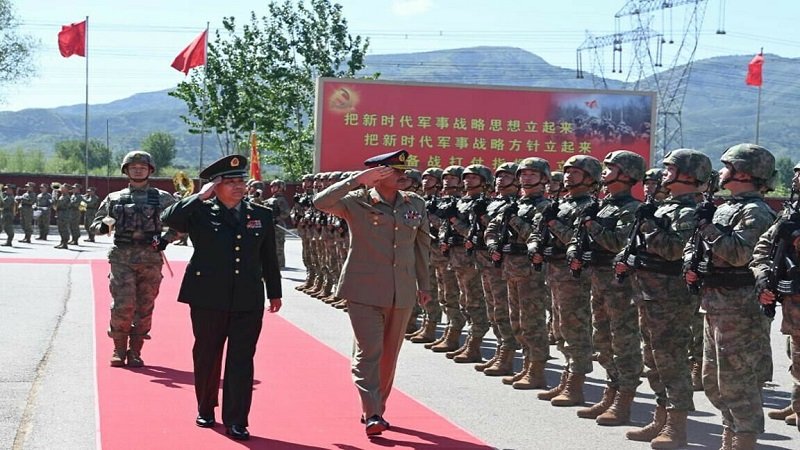 China and Pakistan vow to promote their military cooperation and peace in the region