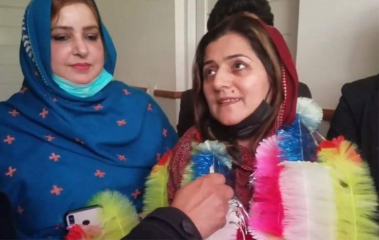 PTI Senator Babar Awan appeared in the court on behalf of Shirin Mazari and Falak Naz.