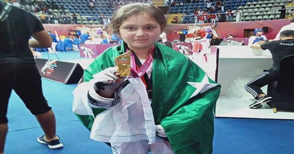 Little Pakistani Girl Ayesha wins three Medals in a Taekwondo competition in Thailand