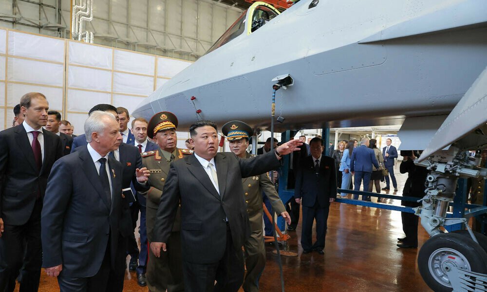 Russian Display of Hypersonic Missiles and Nuclear-Capable Bombers Captivates North Korea’s Kim Jong un