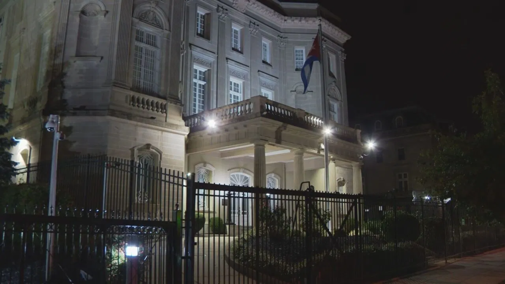 Cuban Embassy in Washington Targeted by Molotov Cocktail Attack