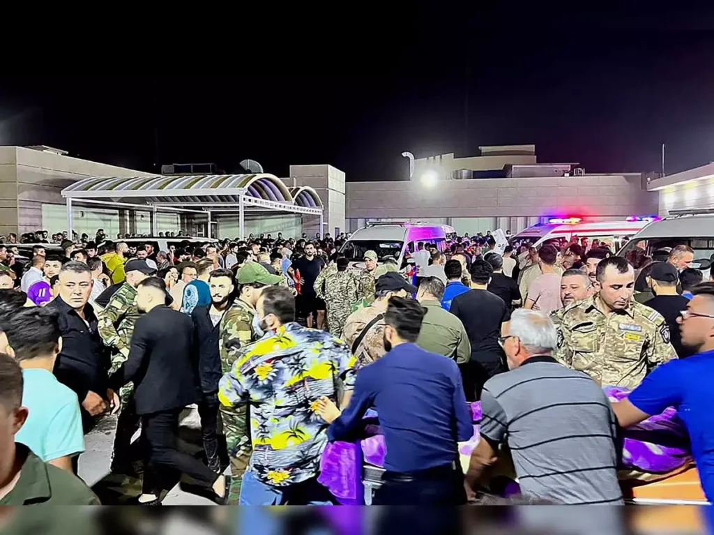 Deadly Inferno Strikes Iraq Wedding, Claiming Over 100 Lives and Injuring 150