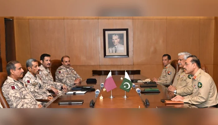 COAS Expresses Pakistan’s Desire to Strengthen Defense Collaboration with Qatar
