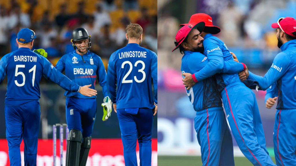 Afghanistan stuns defending champions England at World Cup