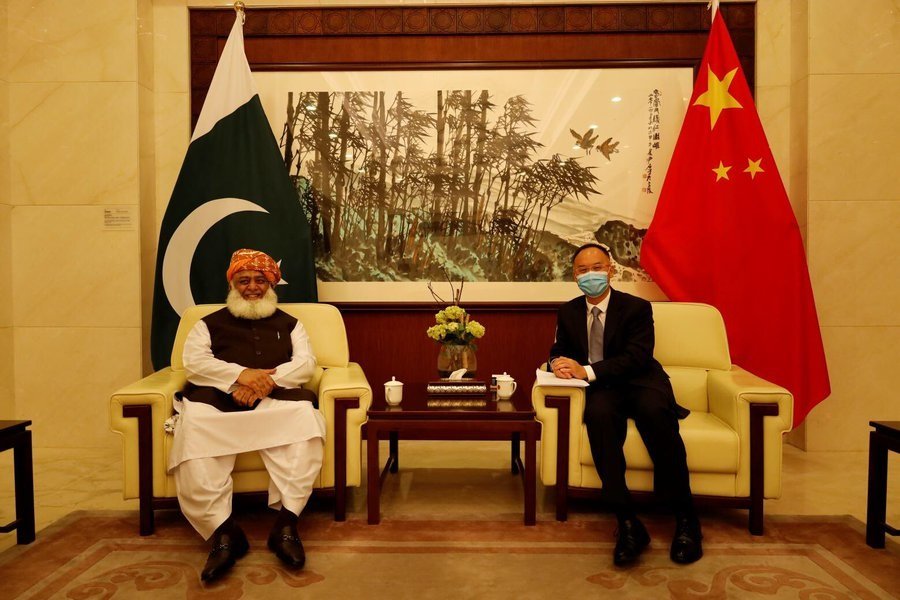 Fazl ur Rehman Meets Chinese Envoy to Discuss Bilateral Relations