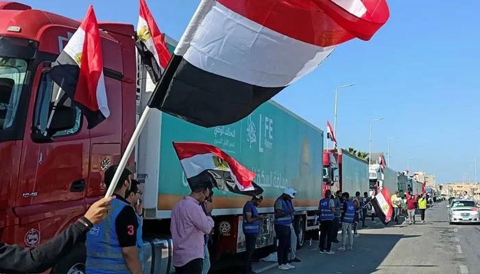 Israel Approves Humanitarian Aid Delivery to Gaza via Egypt Amid Ongoing Conflict