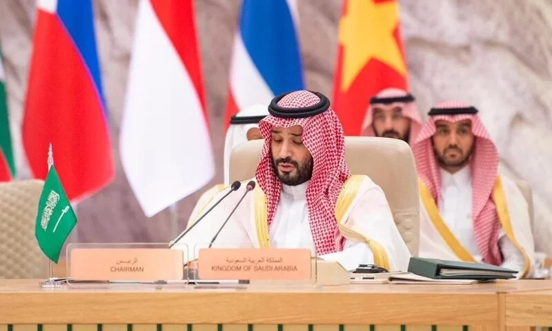 Saudi Crown Prince Calls for Palestinian State Within 1967 Borders at Riyadh Summit