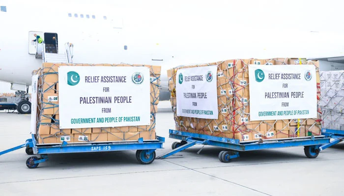 Pakistan Sends Second Shipment of Relief Supplies to Gaza in Solidarity with Palestinians