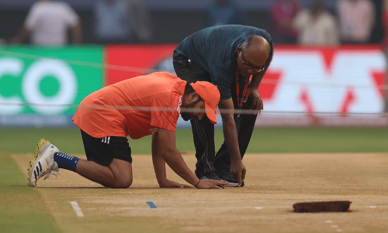 Controversy Strikes 2023 World Cup as India Faces Accusations of Unauthorized Pitch Switch Ahead of Semi-Final Clash