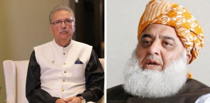 JUI-F Suggests Arif Alvi Belongs in Attock Jail, Not the President’s House