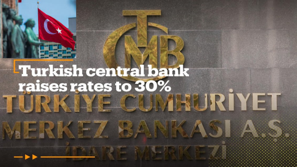 Turkish Central Bank Shocks Markets with 500 Basis Point Rate Surge to Tackle Inflation