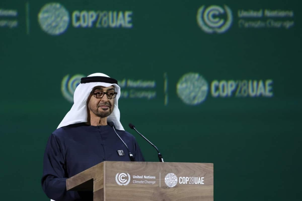 UAE President Sheikh Mohammed Bin Zayed Announces $30 Billion Fund for Climate Financing at COP28