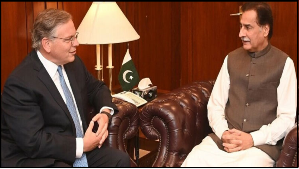 US Ambassador Urges Parliamentary Collaboration in Meeting with NA Speaker