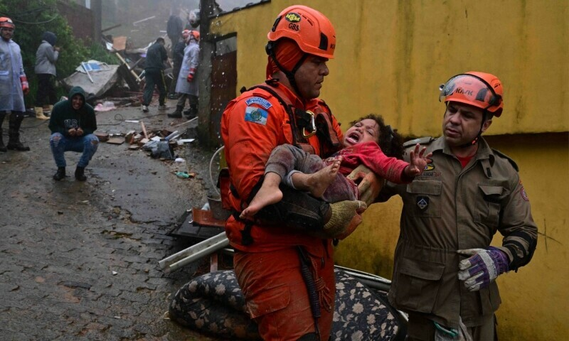 Girl Rescued After 16 Hours Under Rubble in Brazil Storm Tragedy