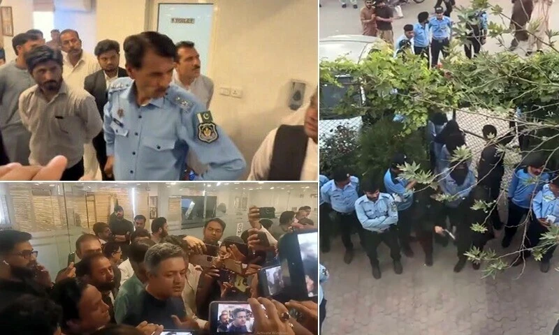 Islamabad Police Raid PTI Secretariat Following Hammad Azhar’s Reappearance