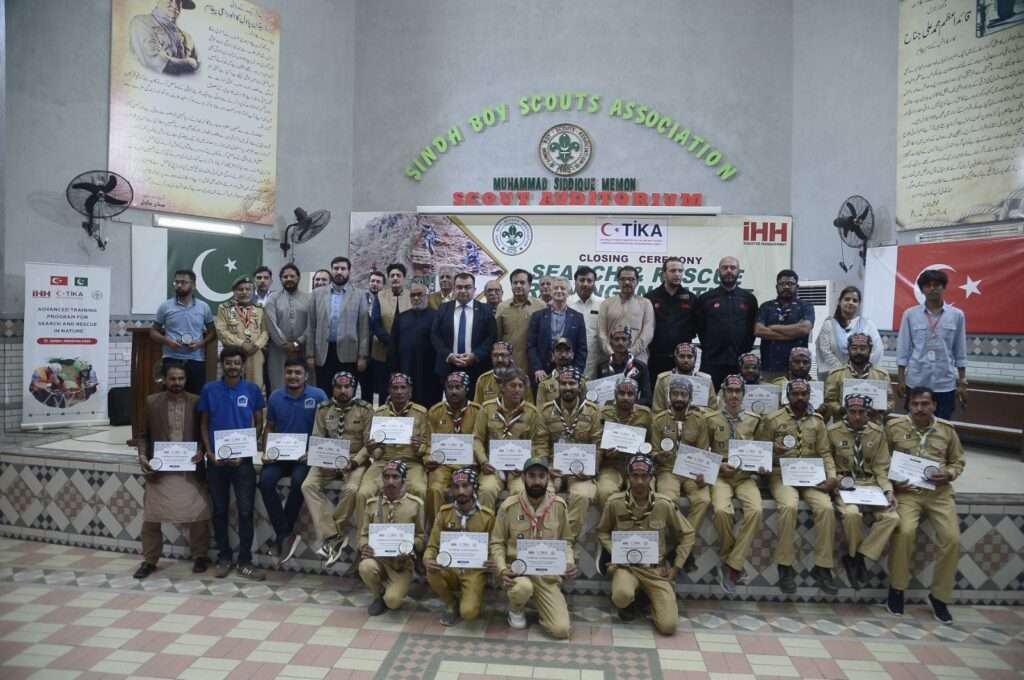 Turkish Agency TIKA Wraps Up Advanced Search and Rescue Training for Pakistani Scouts