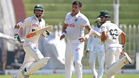 Pakistan’s Shan Masood and Saim Ayub Stabilize the Team Post-Initial Setback