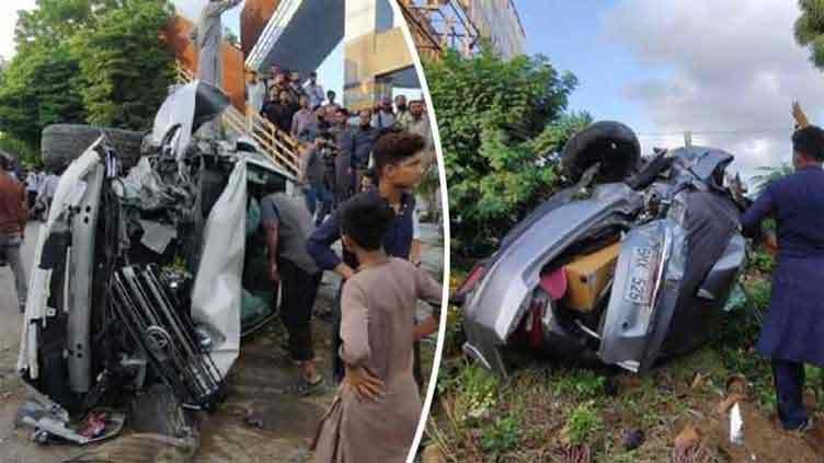 In connection with the Karsaz accident in Karachi, the suspect has been ordered to remain in custody for 14 days