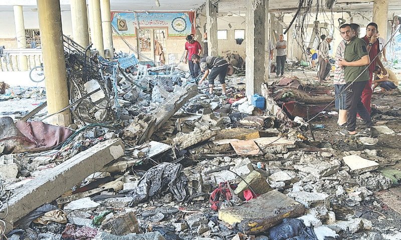 Israeli strike on Gaza school revives calls for the U.S. to cease support for Israel