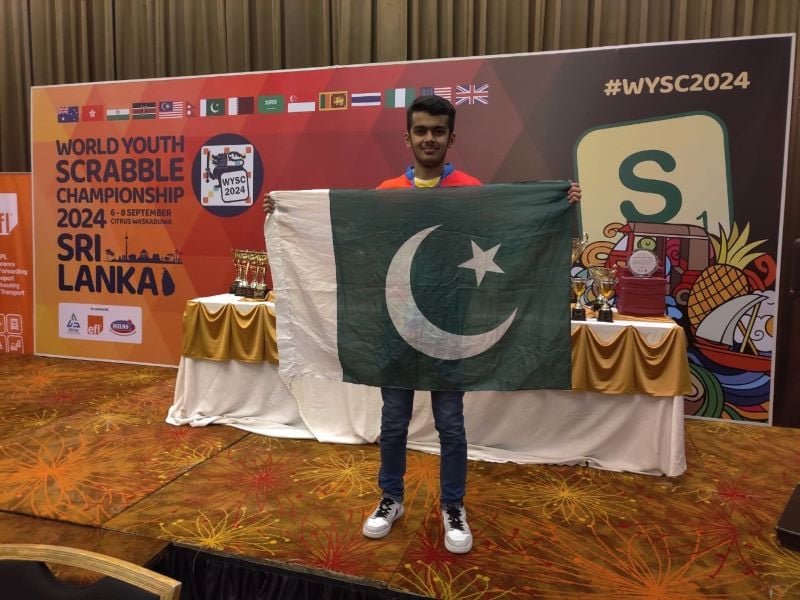 Pakistan’s Affan Salman Wins World Youth Scrabble Championship