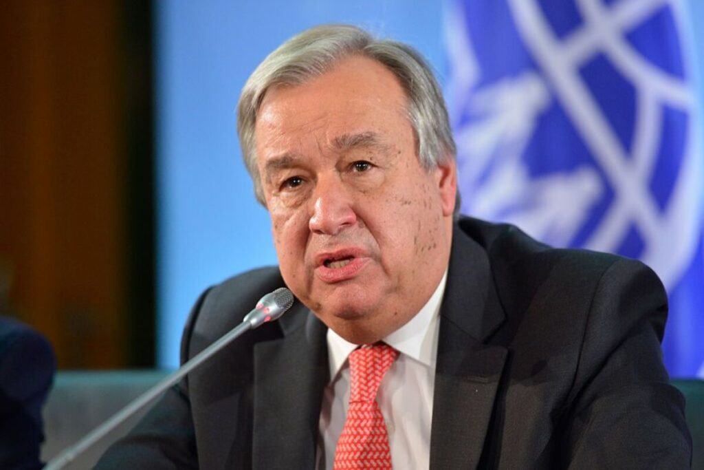 Antonio Guterres Sitting