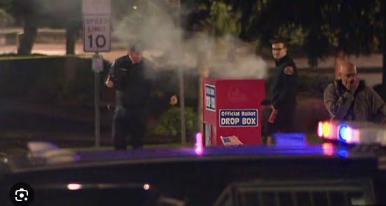 US police investigating three suspected arson attacks on ballot boxes in Washington and Oregon